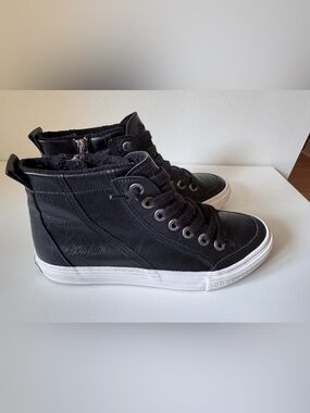 Blowfish Malibu Klaire Black High Top Sneakers Size 7